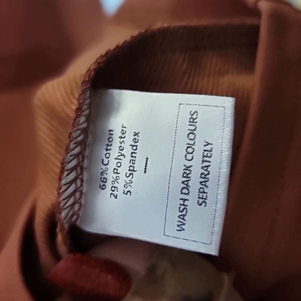 Striped Rust Sweatshirt - Picture 9 of 9